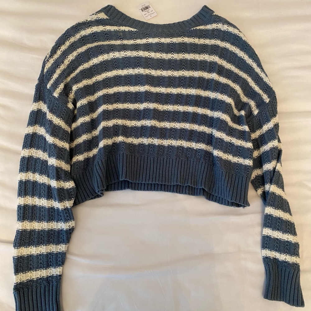 american eagle striped sweater